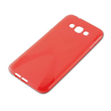 Samsung Galaxy A8 2015 Suojakuori Cover (Punainen)