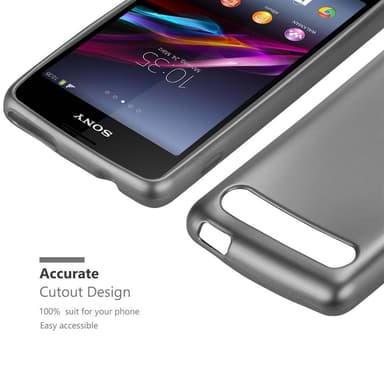 Sony Xperia E1 Suojakuori Kotelo (harmaa)