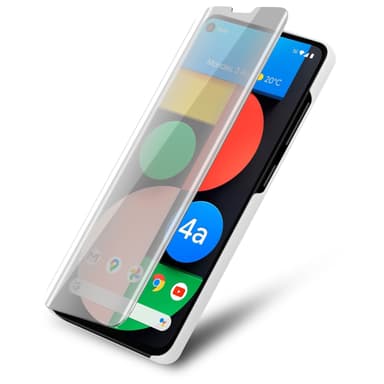 Suojakuori Google PIXEL 4A Lompakkokotelo (Hopea)