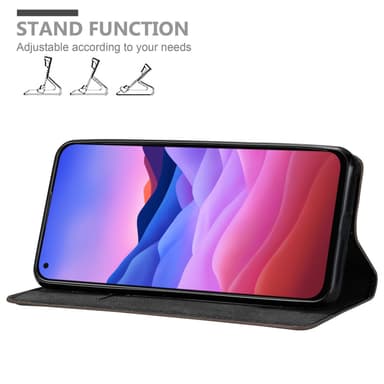 ZTE Blade V2020 Suojakuori Lompakkokotelo (Ruskea)