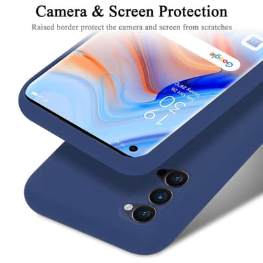 Oppo Reno4 PRO Suojakuori Kotelo Case (Sininen)