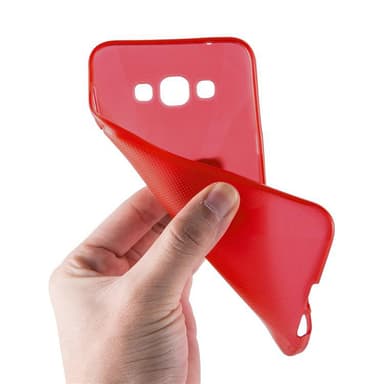 Samsung Galaxy A8 2015 Suojakuori Cover (Punainen)