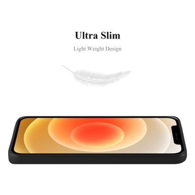 iPhone 12 MINI Suojakuori Kotelo (Musta)
