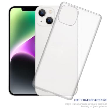 iPhone 14 Suojakuori Kotelo (Läpinäkyvä)