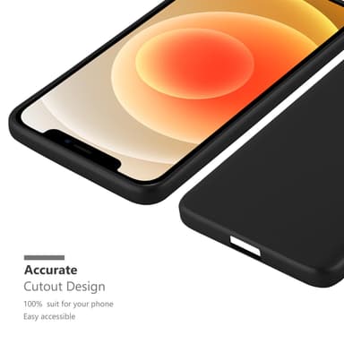 iPhone 12 MINI Suojakuori Kotelo (Musta)