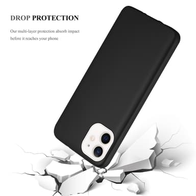 iPhone 12 MINI Suojakuori Kotelo (Musta)