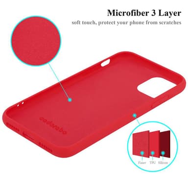 iPhone 11 Suojakuori Kotelo Case (Punainen)