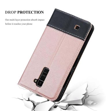 LG K10 2016 Suojakuori Case (Vaaleanpunainen)