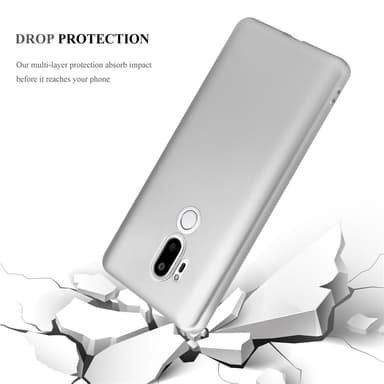 LG G7 ThinQ / FIT / ONE Suojakuori Kotelo (Hopea)