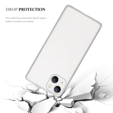 iPhone 14 Suojakuori Kotelo (Läpinäkyvä)