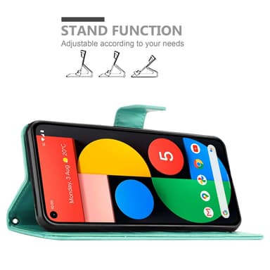 iPhone 15 Suojakuori Lompakkokotelo (Sininen)