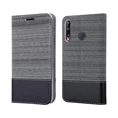 Huawei P40 LITE E Suojakuori Lompakkokotelo (harmaa)