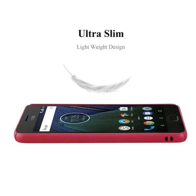 Motorola MOTO G5 Suojakuori Kotelo Case (Punainen)
