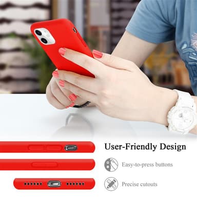 iPhone 11 Suojakuori Kotelo Case (Punainen)
