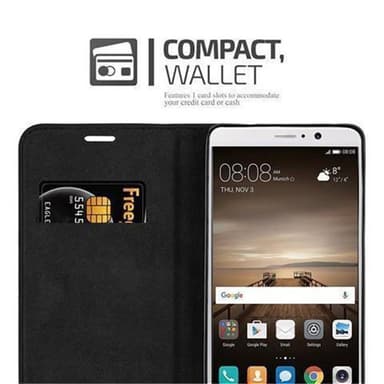 Huawei MATE 9 Suojakuori Lompakkokotelo (Ruskea)