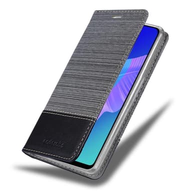 Huawei P40 LITE E Suojakuori Lompakkokotelo (harmaa)