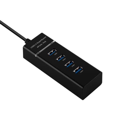 4-porttinen USB 3.0 -moniliitäntäinen plug & play