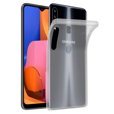 Samsung Galaxy A20s Suojakuori Kotelo (Läpinäkyvä)