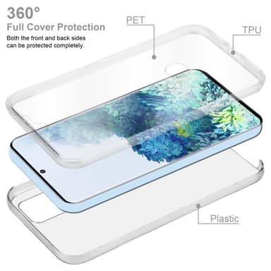 Samsung Galaxy S20 PLUS Suojakuori Cover (Läpinäkyvä)