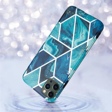 iPhone 12 PRO MAX Suojakuori Lompakkokotelo (Sininen)