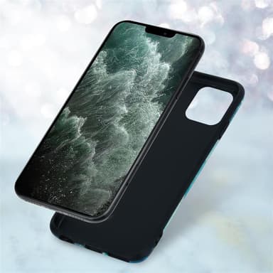 iPhone 12 PRO MAX Suojakuori Lompakkokotelo (Sininen)