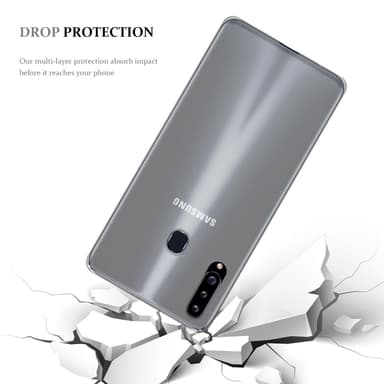 Samsung Galaxy A20s Suojakuori Kotelo (Läpinäkyvä)