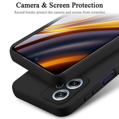 Xiaomi Poco X4 GT Suojakuori Kotelo Case (Musta)