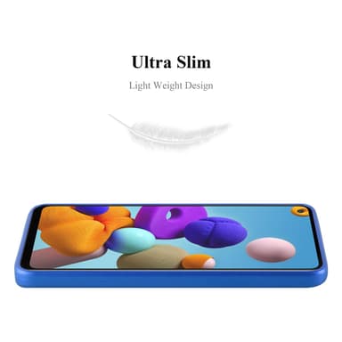Samsung Galaxy A21s Suojakuori Kotelo (Sininen)