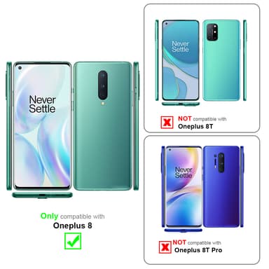 Suojakuori OnePlus 8 Lompakkokotelo (Vaaleanpunainen)