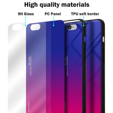 Suojakuori iPhone 6 PLUS / 6S PLUS Kotelo (Musta)
