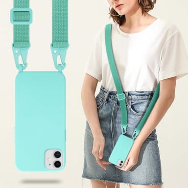 Suojakuori iPhone 11 Kotelo Ketju (Turkoosi)
