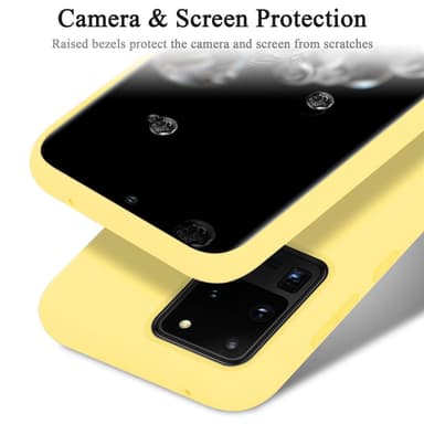 Samsung Galaxy S20 ULTRA Suojakuori Kotelo (Keltainen)