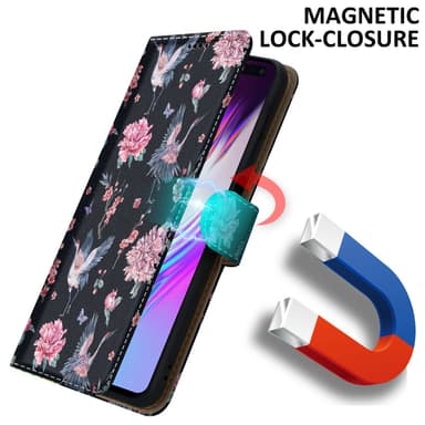 Samsung Galaxy S10 5G Suojakuori Lompakkokotelo (Musta)
