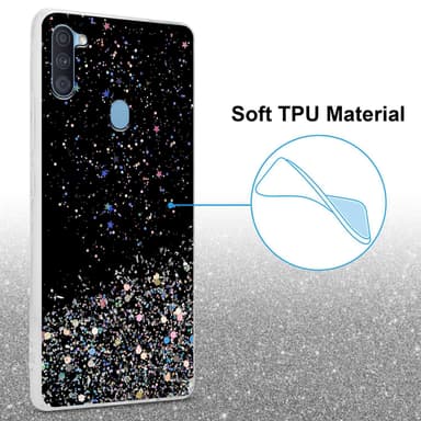Samsung Galaxy A11 / M11 Suojakuori Kotelo (Musta)