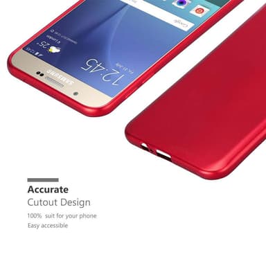 Samsung Galaxy A8 2015 Suojakuori Kotelo (Punainen)