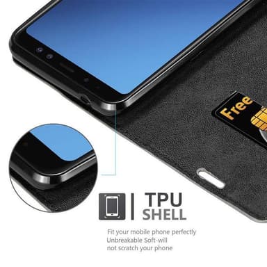 Samsung Galaxy A8 2018 Suojakuori Lompakkokotelo