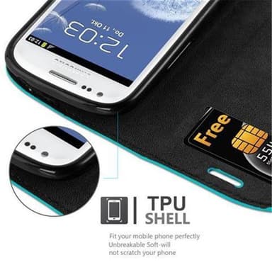 Samsung Galaxy S3 MINI Suojakuori Lompakkokotelo