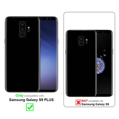 Samsung Galaxy S9 PLUS Suojakuori Kotelo (Musta)
