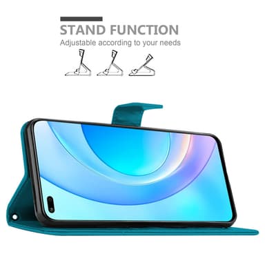 Honor 50 LITE Suojakuori Lompakkokotelo (Sininen)