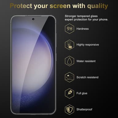 Samsung Galaxy S23 PLUS 3x Suojakalvo Karkaistu lasi