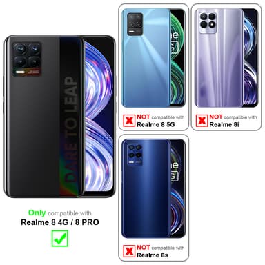 Realme 8 4G / 8 PRO Suojakuori Lompakkokotelo