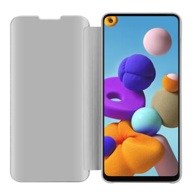 Suojakuori Samsung Galaxy A21s Lompakkokotelo (Hopea)
