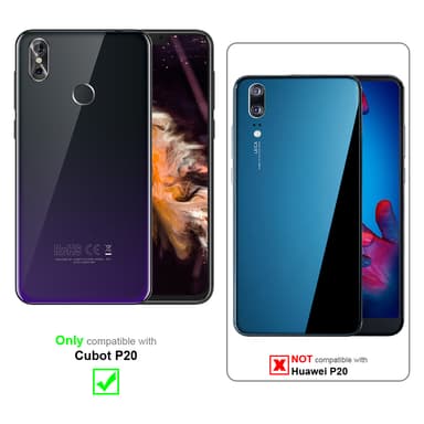 Cubot P20 Suojakuori Universaali (Musta)