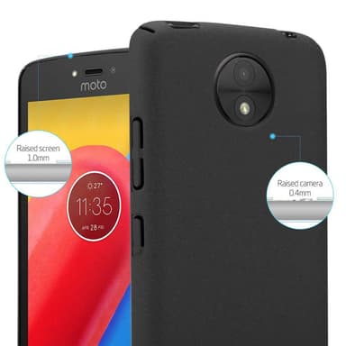 Motorola MOTO C PLUS Suojakuori Kotelo (Musta)