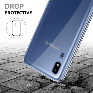 Samsung Galaxy A02 CORE Suojakuori Cover (Läpinäkyvä)
