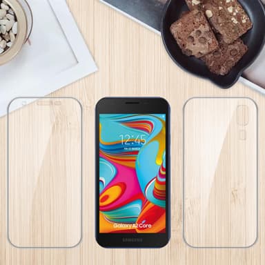 Samsung Galaxy A02 CORE Suojakuori Cover (Läpinäkyvä)
