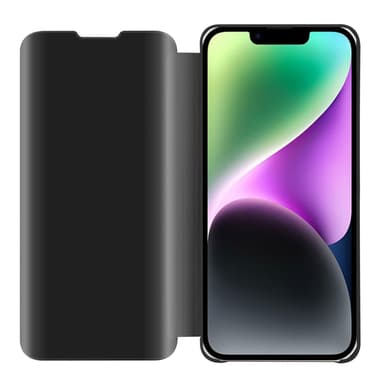 Suojakuori iPhone 14 PLUS Lompakkokotelo (Musta)