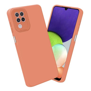 Samsung Galaxy A22 4G Suojakuori Kotelo (Oranssi)