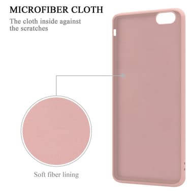 iPhone 6 / 6S Suojakuori Kotelo (Vaaleanpunainen)
