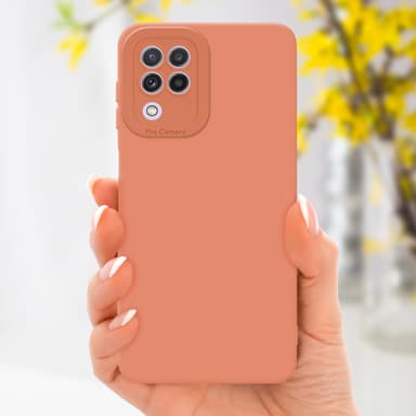 Samsung Galaxy A22 4G Suojakuori Kotelo (Oranssi)